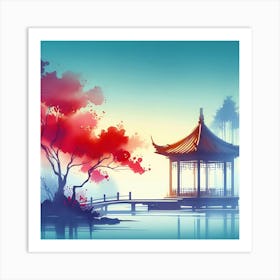 Chinese Pagoda 16 Art Print