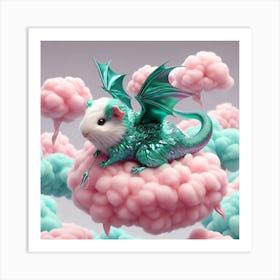 Dragonpig Triton Art Print