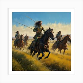 Azerbaijani Warriors 1 Art Print