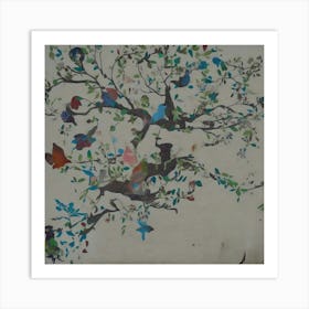 Birds On A Tree Art Print