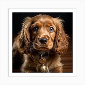 Cocker Spaniel Puppy Art Print