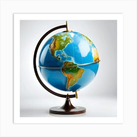 Globe Stock Videos & Royalty-Free Footage 1 Art Print