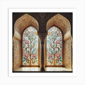 Stained Glass Window 1 Art Print