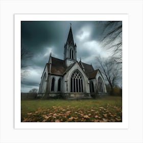 Abandoned Church Art Print