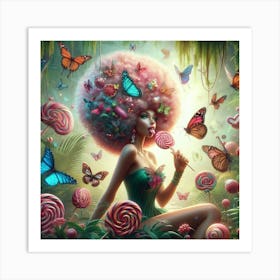 Lollipop Girl 1 Art Print