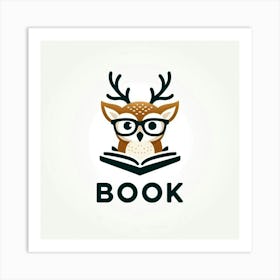 Book Logo Art Print