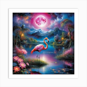 Flamingo Art Print