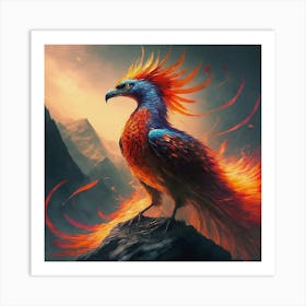 Phoenix Bird Art Print