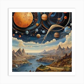 Spacescape Art Print