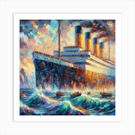 Titanic 3 Art Print