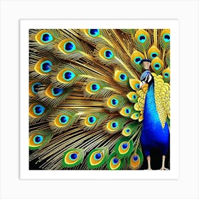 Peacock 1 Art Print