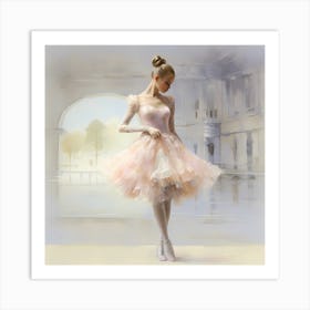 Ephemeral Ballet of Colours Art Print