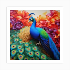 Peacock 16 Art Print