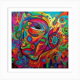 Psychedelic Painting Art Print