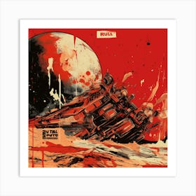 Rumble In Space Art Print