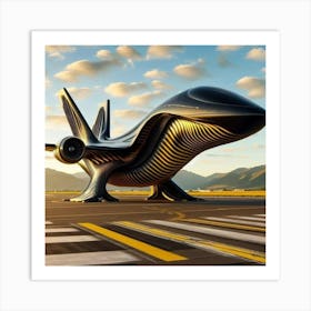 Futuristic Jet Art Print