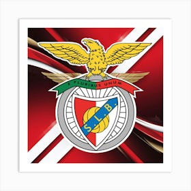 S.L. Benfica Logo Wall Art 5 Art Print