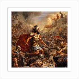 Ancient Battle 2 1 Art Print