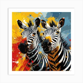 Zebras 1 Art Print