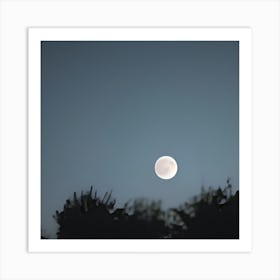 Moon In The Sky Art Print