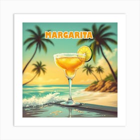 Margarita Cocktail 01 Art Print