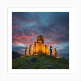 Sunrise Over The Equator Art Print