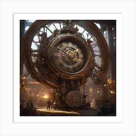 Clocks Art Print