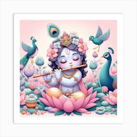 Krishna Krishna Art Print