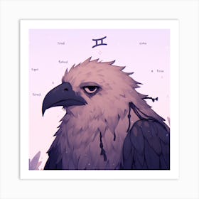 Gemini Bird Art Print