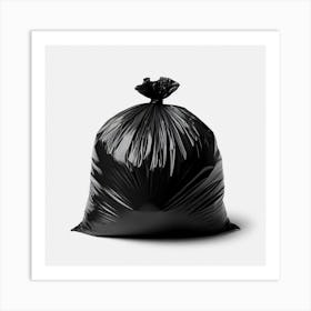 Black Garbage Bag 3 Art Print