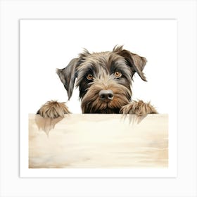 Wirehaired Pointing Griffon Dog 2 Art Print