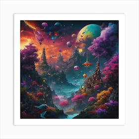 fantasy dreamland Art Print