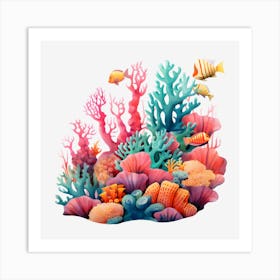 Coral Reef Art Print