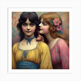 Two Sisters Art Print