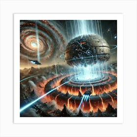 Gravitational Vortex Generator Converted Art Print