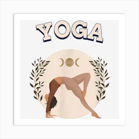 Yoga Pose Art Print