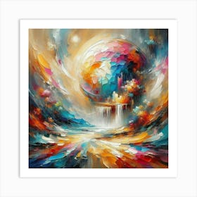 Abstract painting art decoration 3 Art Print