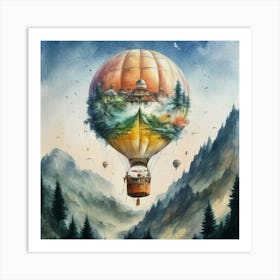 Hot Air Balloon 2 Art Print