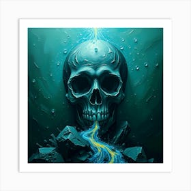 Skull Of The Ocean Art Print