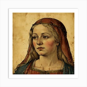 Renaissance Woman 1 Art Print