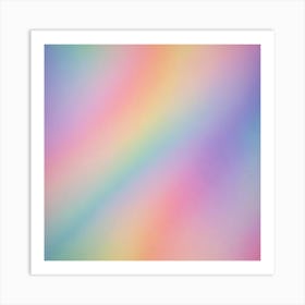 Rainbow Rays Art Print