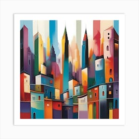 Cityscape 3 Art Print