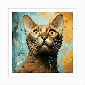 Bengal Cat 11 Art Print