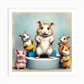 Hamsters Art Print