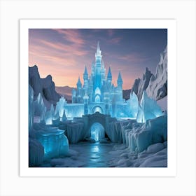 Ice Castle 1 Art Print