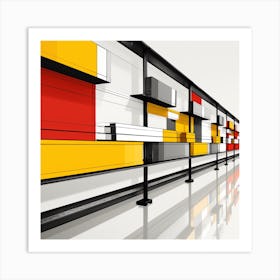 Red, Yellow, And Blue Art Print