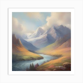 River Valley Art Print