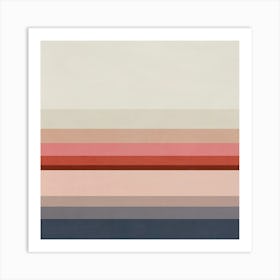 Colored Stripes - 07 Art Print