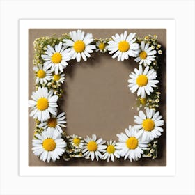 Daisy Frame Art Print