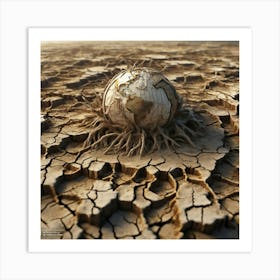 Earth In The Desert 5 Art Print